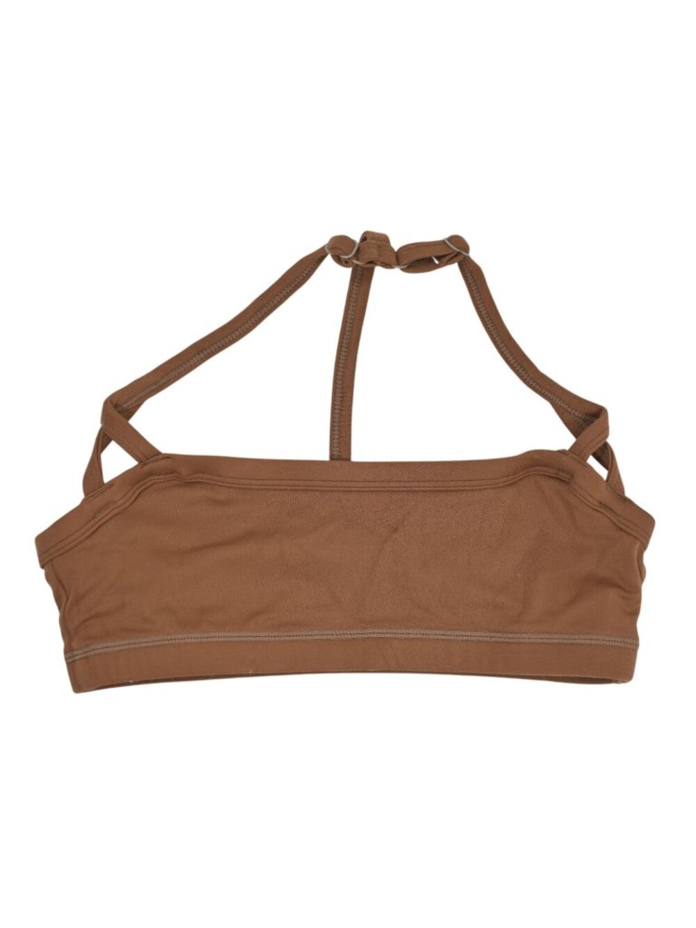 Form Square Neck Sports Bra in Brown